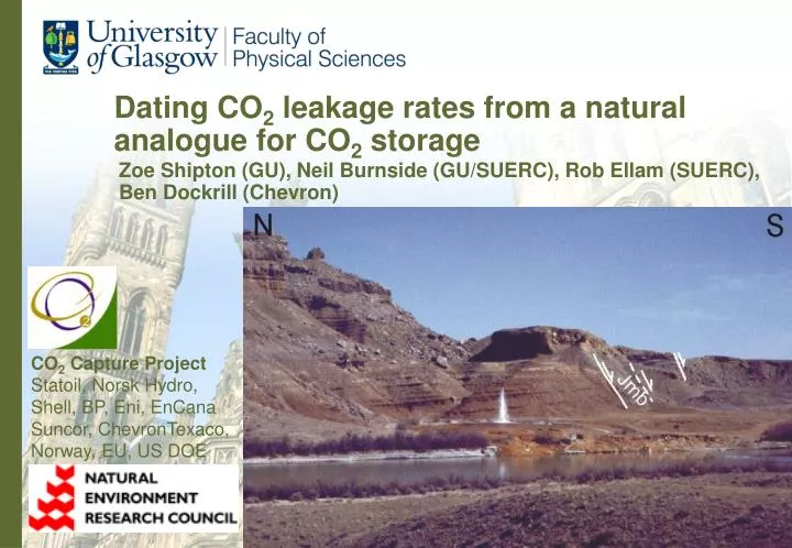 dating co 2 leakage rates from a natural analogue for co 2 storage