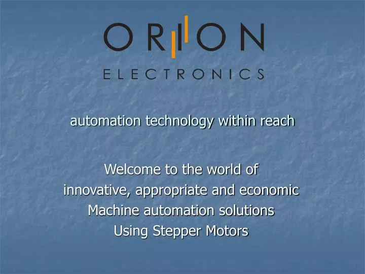 automation technology within reach