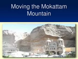 moving the mokattam mountain