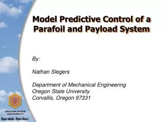 Model Predictive Control of a Parafoil and Payload System