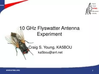 10 GHz Flyswatter Antenna Experiment