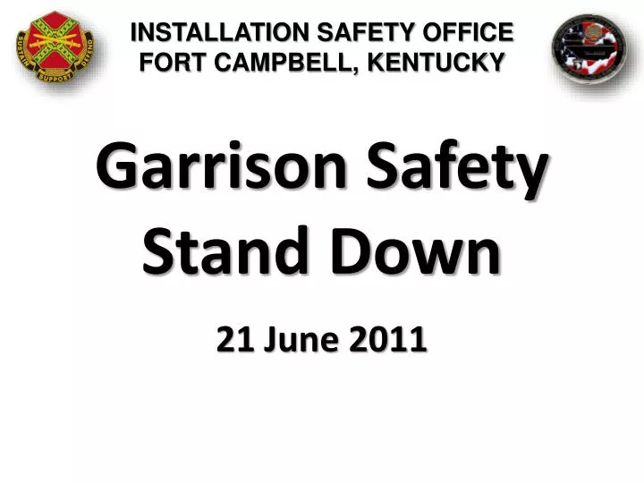 garrison safety stand down