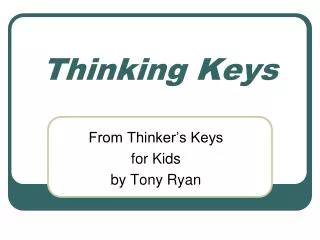 Thinking Keys