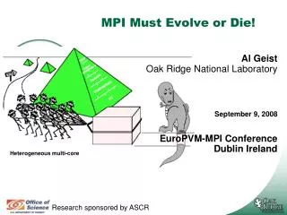MPI Must Evolve or Die!