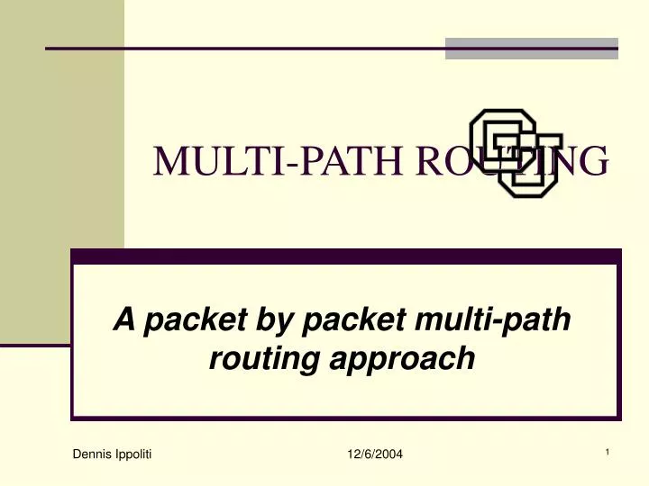 multi path routing