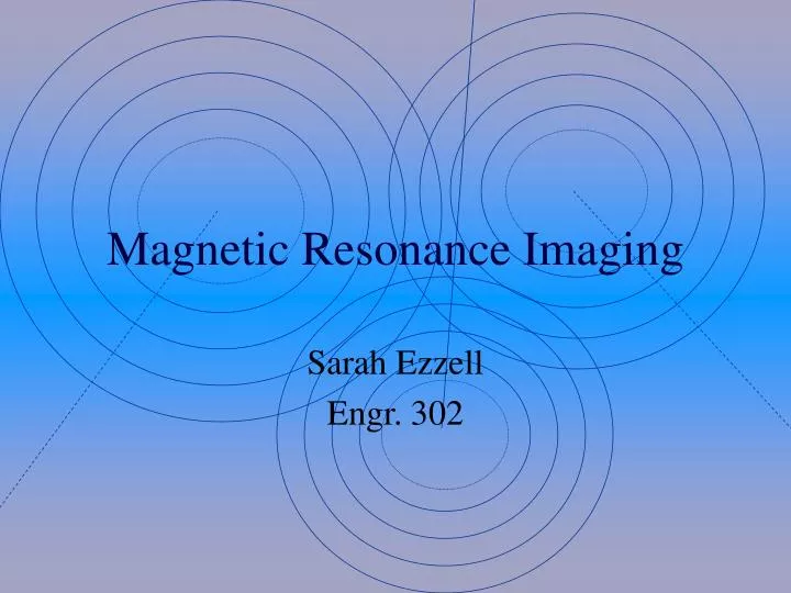 magnetic resonance imaging