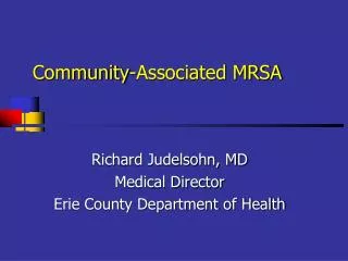 Community-Associated MRSA