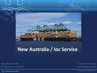 New Australia / Ioc Service