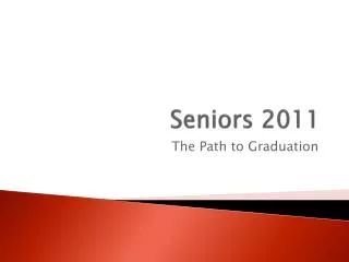 Seniors 2011