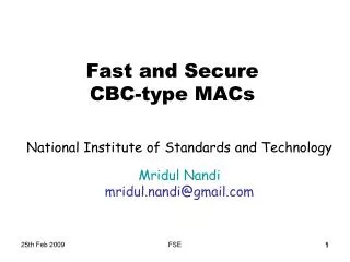 Fast and Secure CBC-type MACs