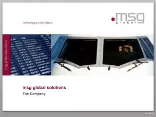 msg global solutions