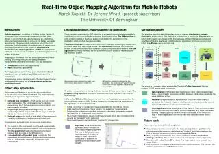 Real -Time Object Mapping Algorithm for Mobile Robots