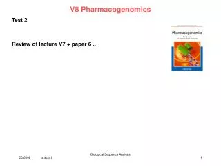 V8 Pharmacogenomics