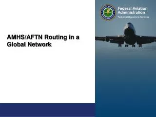 Federal Aviation Administration Technical Operations Services
