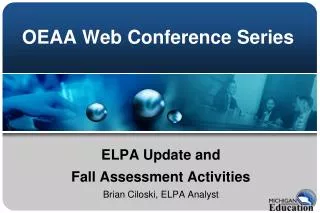 OEAA Web Conference Series