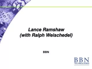 Lance Ramshaw (with Ralph Weischedel)
