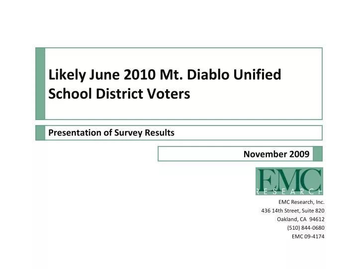 likely june 2010 mt diablo unified school district voters