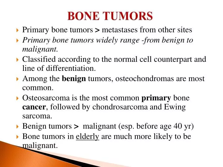 bone tumors
