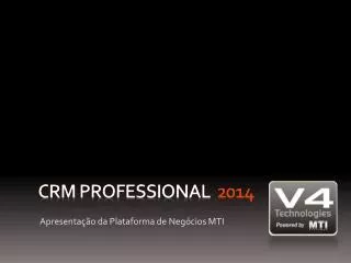 CRM Professional 2014