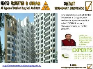 Rented Properties in Gurgaon