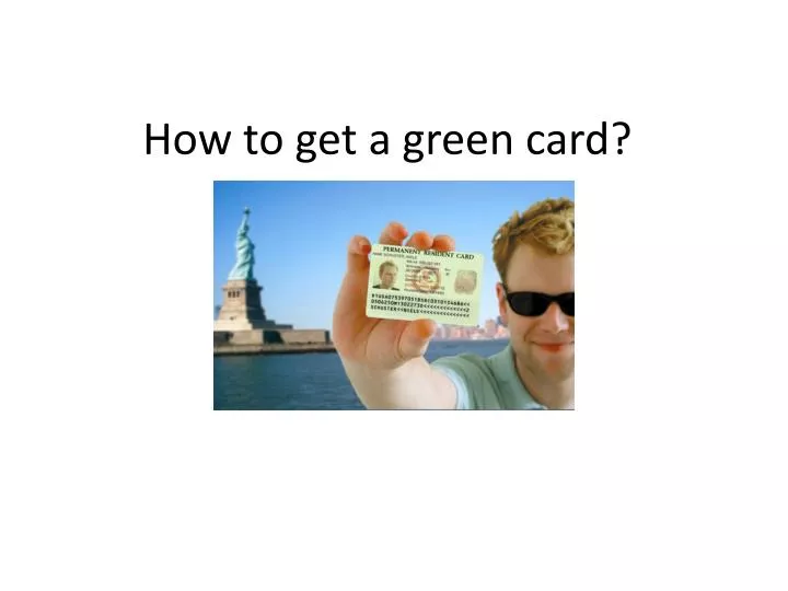 how to get a green card