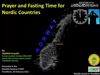 Prayer and Fasting Time for Nordic Countries