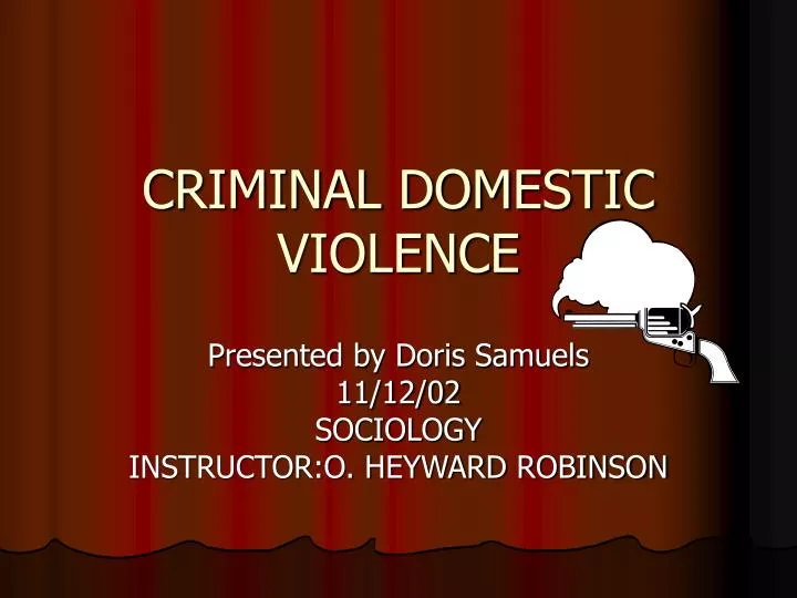 criminal domestic violence