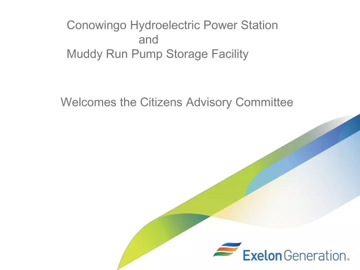 conowingo hydroelectric power station and muddy run pump storage facility