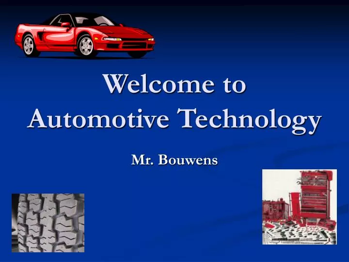 welcome to automotive technology