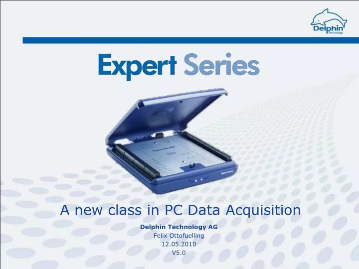 a new class in pc data acquisition