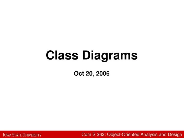 class diagrams oct 20 2006