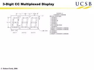 3-Digit CC Multiplexed Display