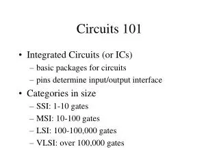 Circuits 101