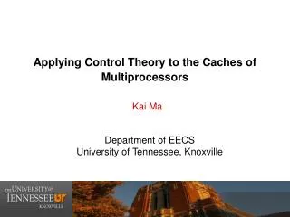 Applying Control Theory to the Caches of Multiprocessors
