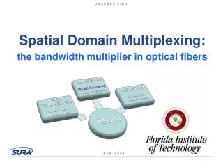 Spatial Domain Multiplexing: the bandwidth multiplier in optical fibers