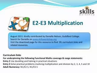 E2-E3 Multiplication