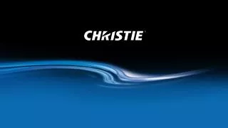 Christie Solaria One TM One complete projection solution. Global appeal.