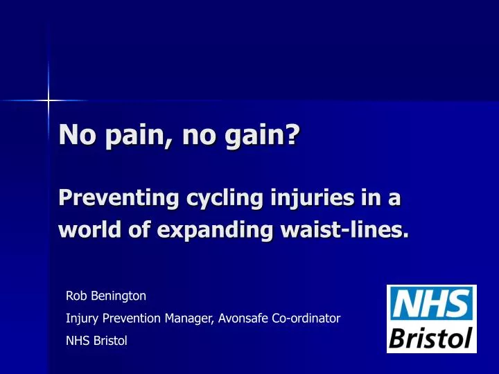 no pain no gain preventing cycling injuries in a world of expanding waist lines