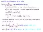 Multinomial Distributions - slide 1