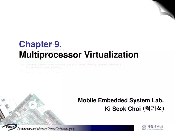 chapter 9 multiprocessor virtualization