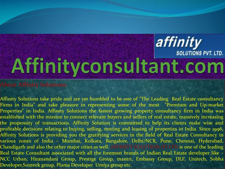 affinityconsultant com