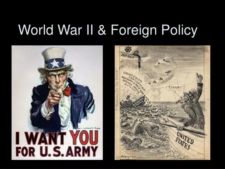 world war ii foreign policy