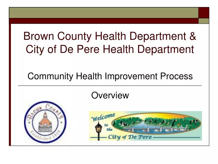 brown county health department city of de pere health department