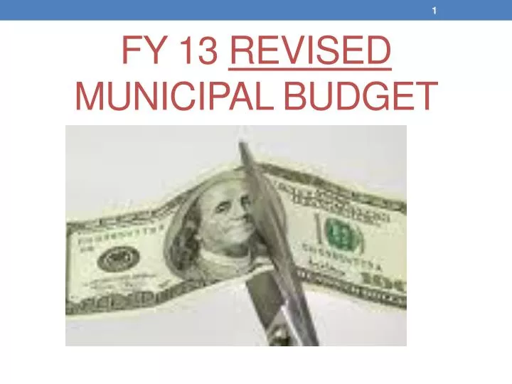 fy 13 revised municipal budget