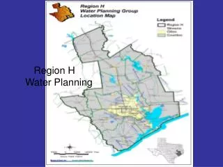 Region H 		 Water Planning