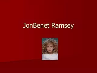 JonBenet Ramsey