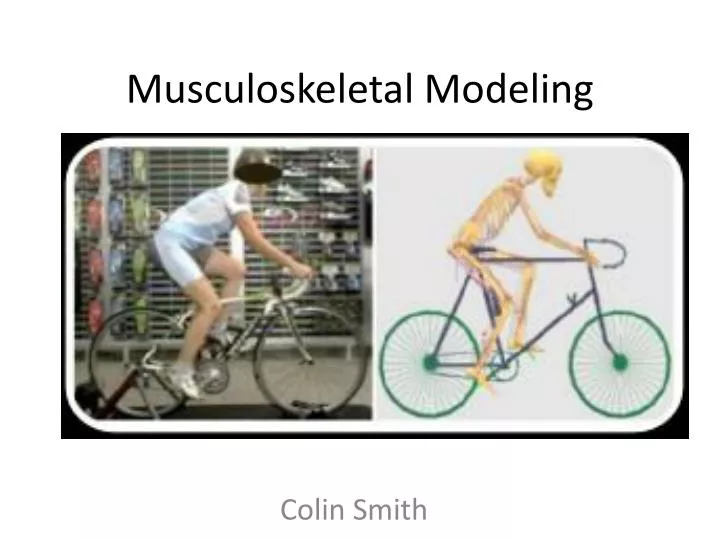 musculoskeletal modeling