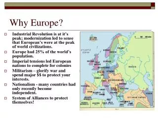 Why Europe?