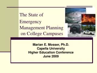 The State of Emergency Management Planning on College Campuses