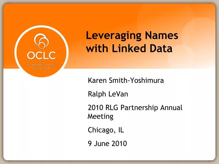 leveraging names with linked data